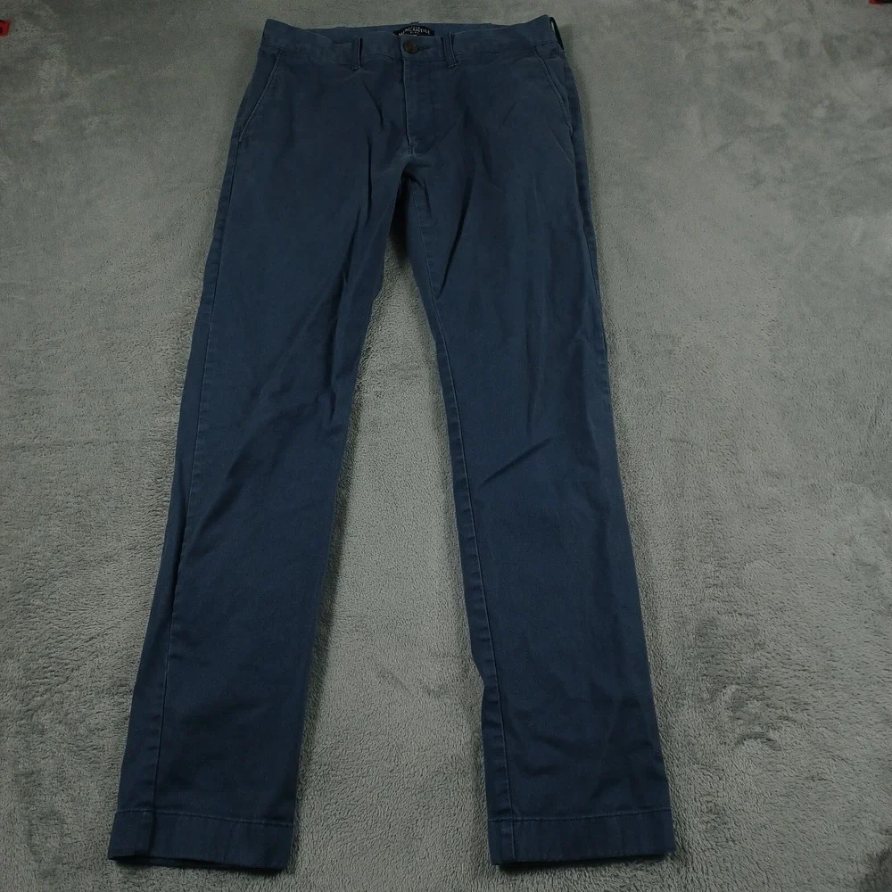 J Crew Pants Mens 30x30 Blue Chino‎ Straight Slim Fit Cotton Modern